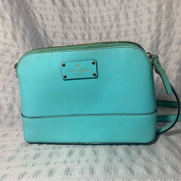 KATE SPADE - leather crossbody mini bag - mint color - Picture 13 of 13